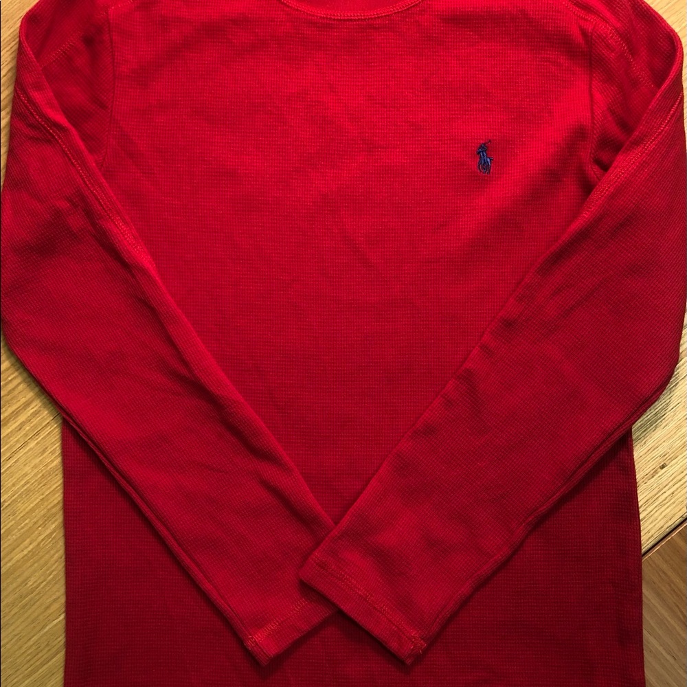 Polo by Ralph Lauren Boys Waffle-knit shirt